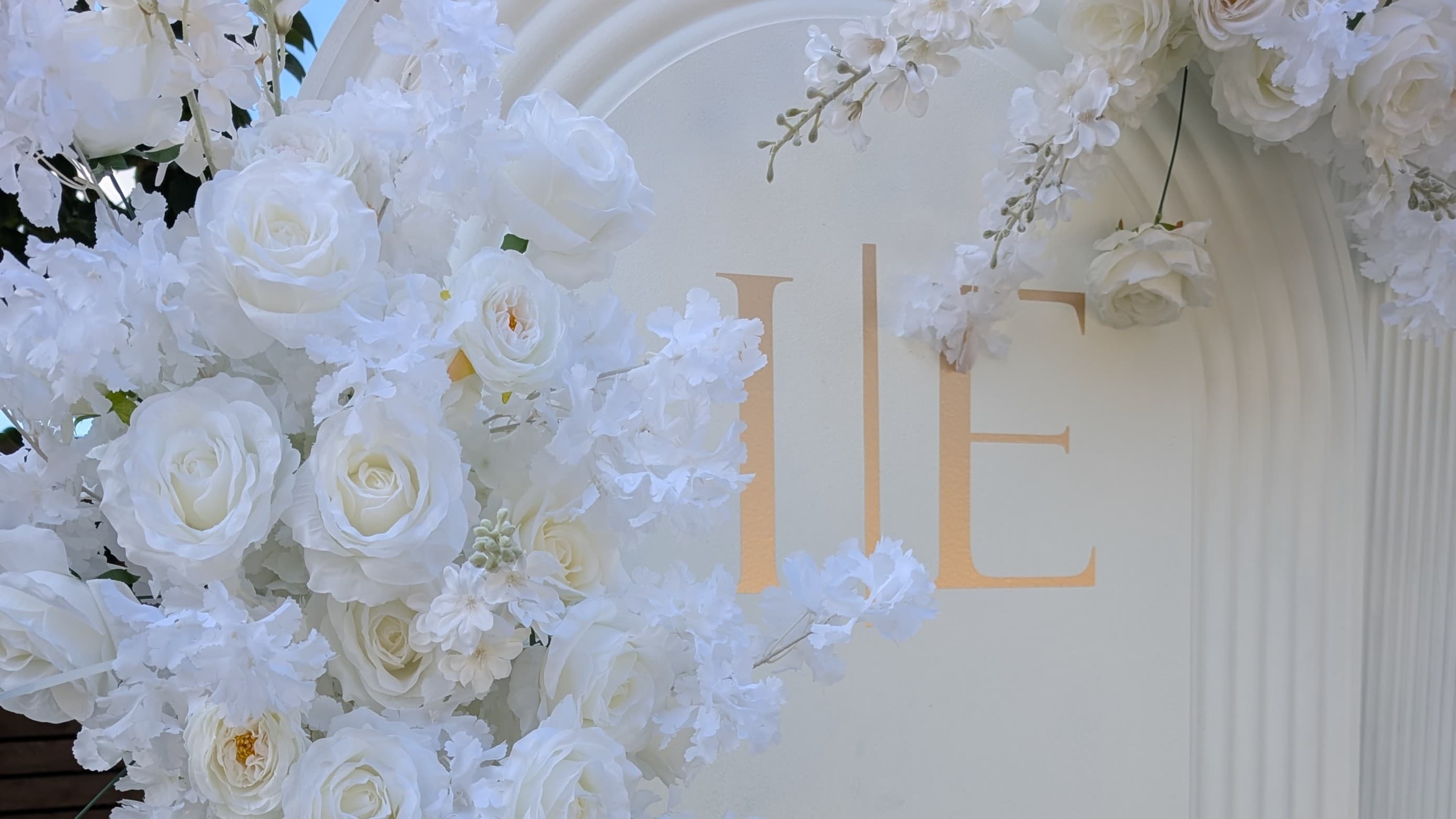 Wedding Flower Sailboard Decorations